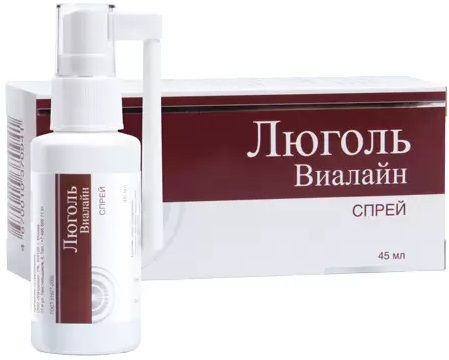 Люголь-Виалайн, спрей, 45 мл 