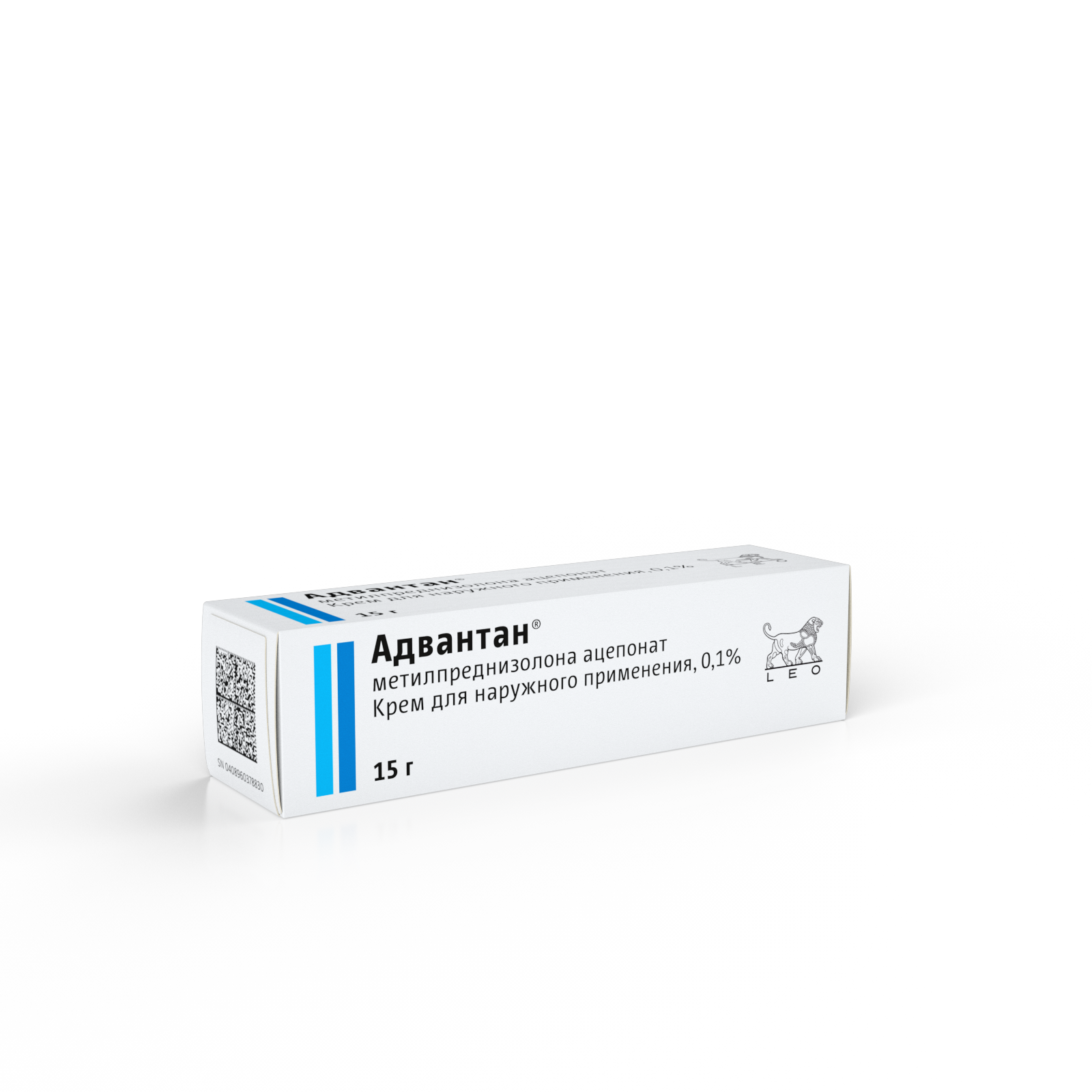 Упаковка препарата Адвантан, крем 0.1%, 15 г