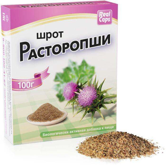 Шрот расторопши, порошок, 100 г
