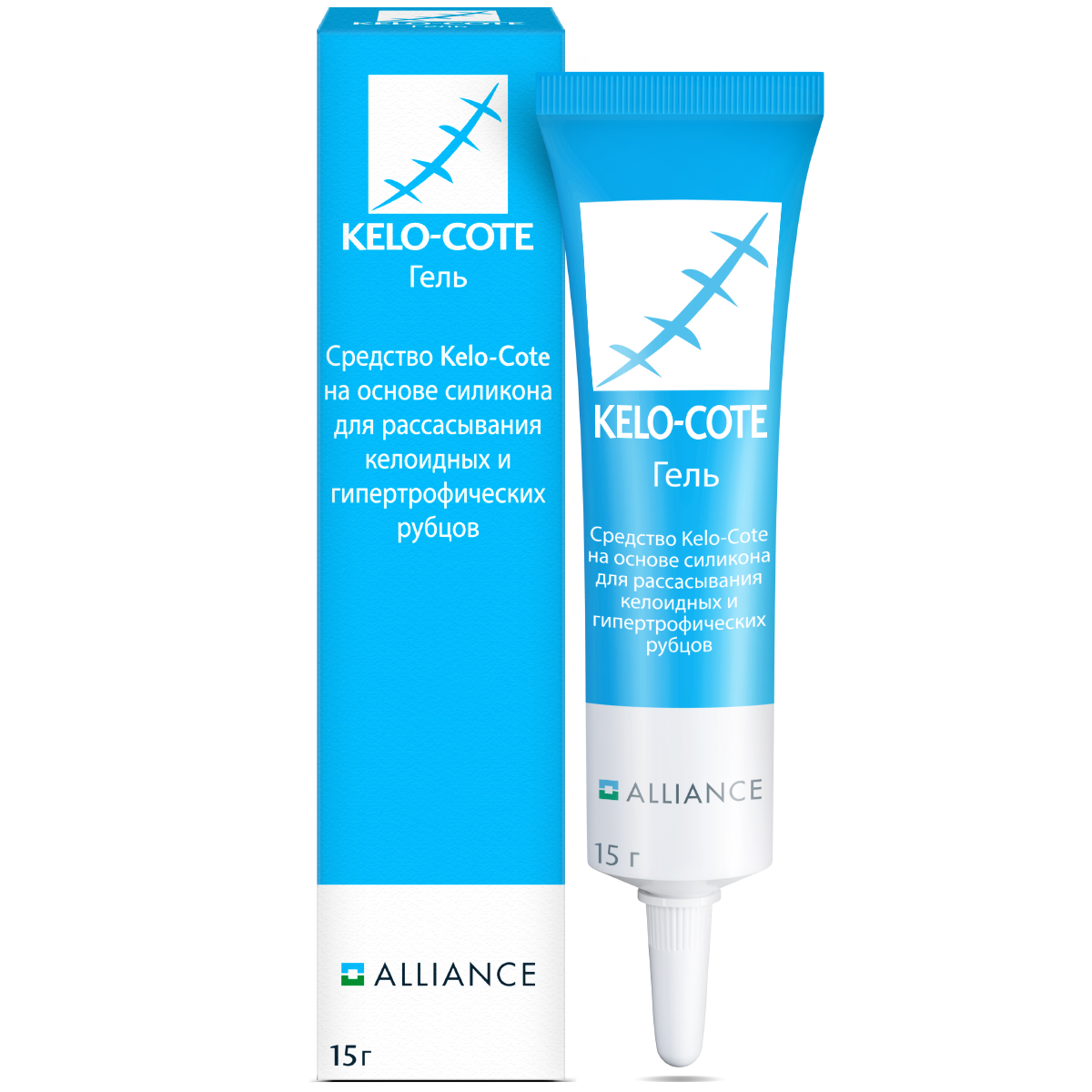 Упаковка препарата Kelo-Cote, гель для уменьшения рубцов, 15 гр.