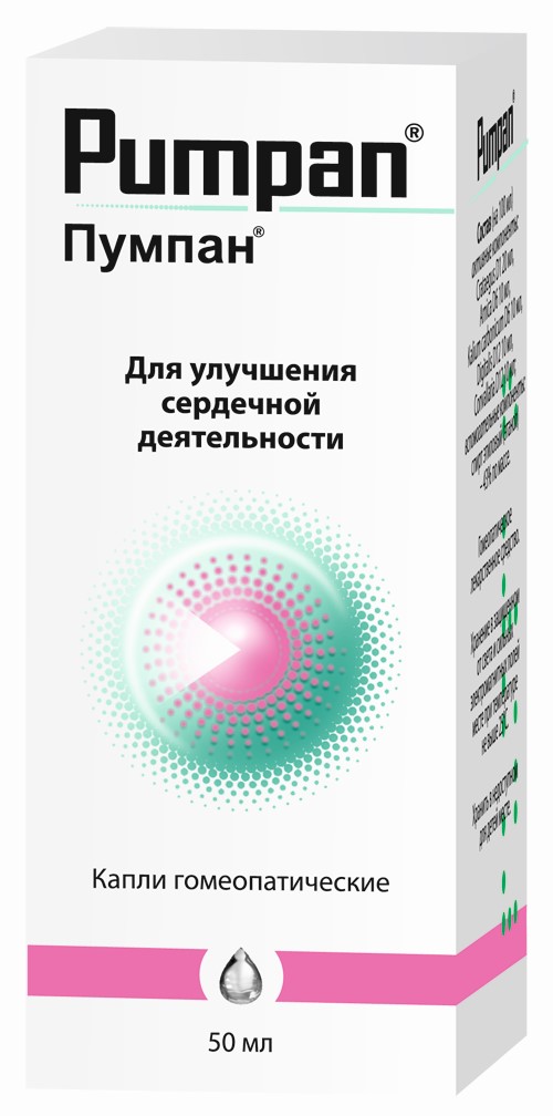 Упаковка препарата Пумпан, капли гомеопатические, 50 мл