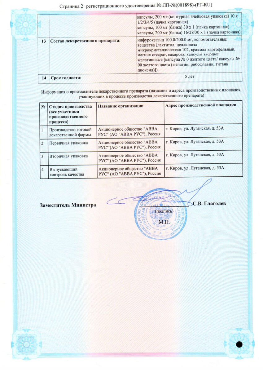 Сертификат на Экофурил