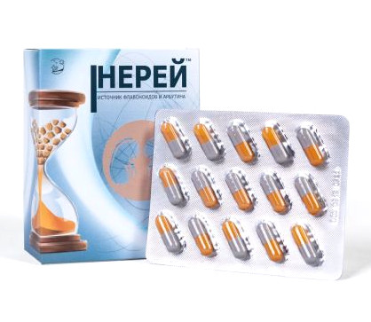 Нерей, капсулы массой 400 мг, 60 шт.