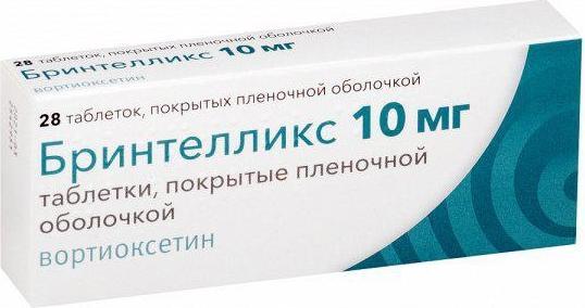 Бринтелликс, таблетки 10 мг, 28 шт. 