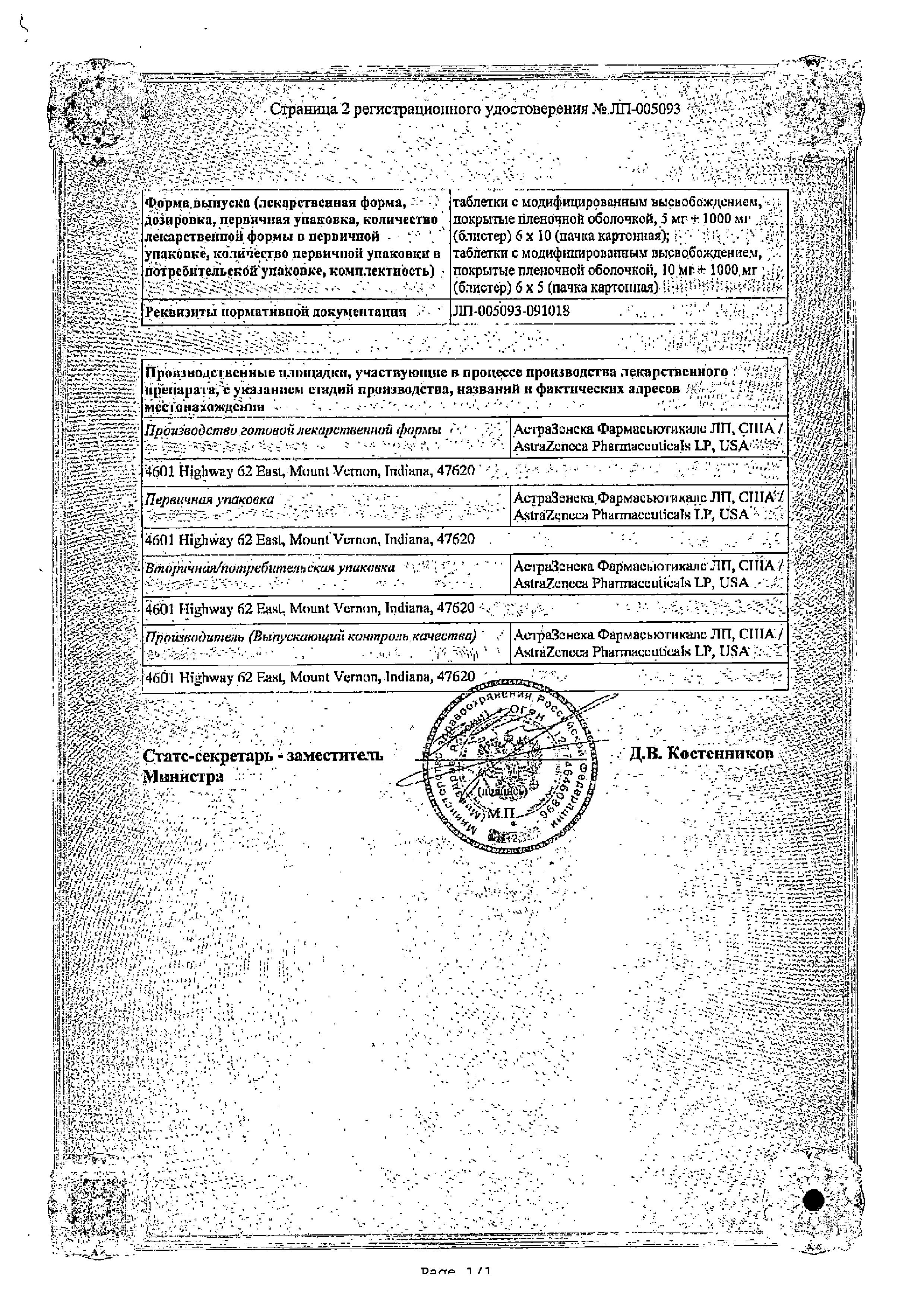 Сертификат на Сигдуо Лонг