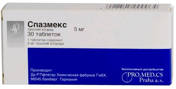 Спазмекс, таблетки 5 мг, 30 шт. купить по цене 457 руб. в Москве, инструкция, отзывы в интернет-аптеке Polza.ru