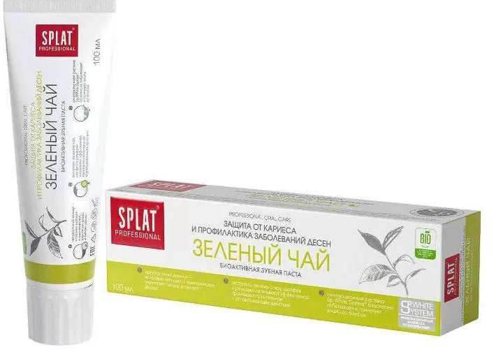 Сплат Professional Зеленый чай, зубная паста, 100 мл
