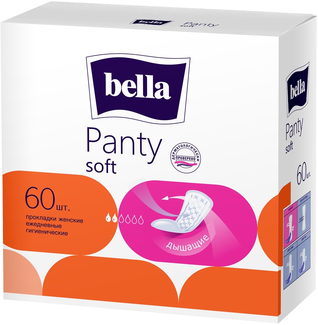 Bella Panty Soft прокладки, 60 шт.