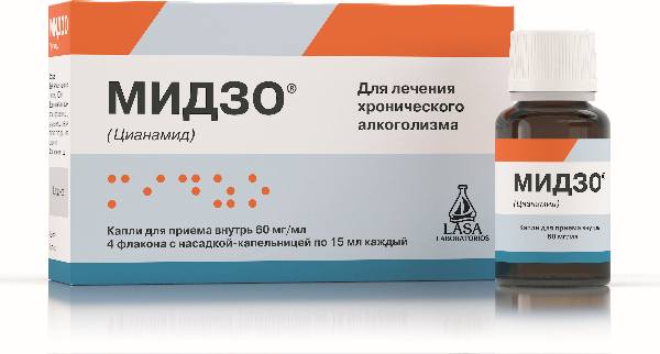 Мидзо, капли 60 мг/мл, флаконы 15 мл, 4 шт. 