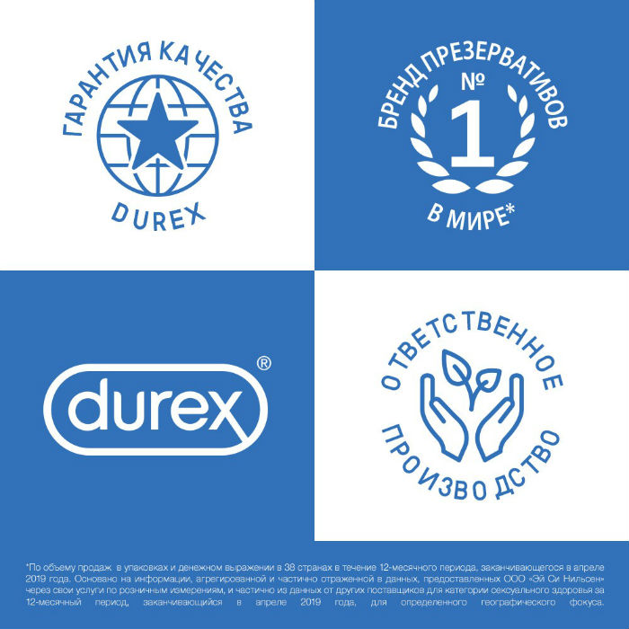 Презервативы Durex Classic классические, 3 шт.
