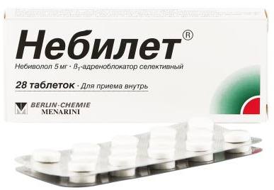 Небилет, таблетки 5 мг, 28 шт. 