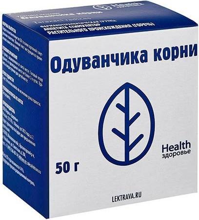 Упаковка препарата Одуванчика корень, 50г