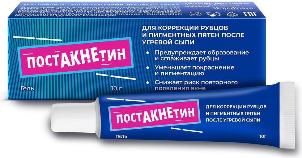 Постакнетин, гель 10 г