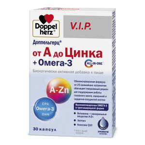 Доппельгерц от А до Цинка + Омега-3 капсулы, 30 шт.