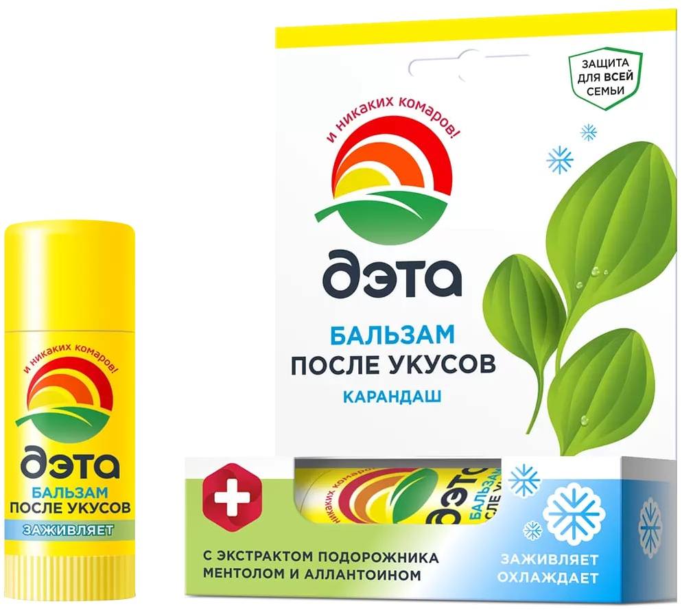 Дэта, бальзам после укусов, 10 мл