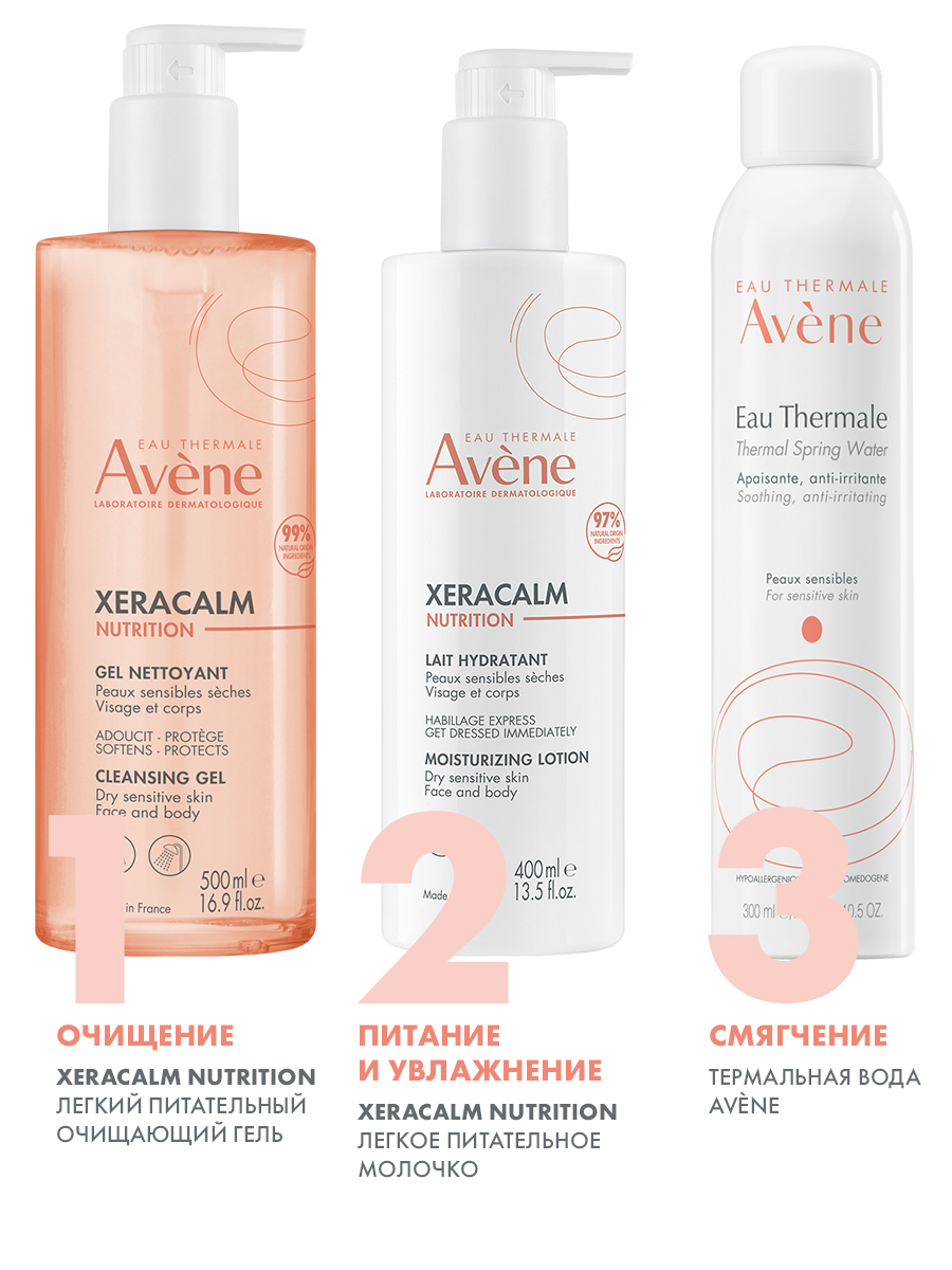 Avene XeraCalm Nutrition молочко легкое питательное 400 мл