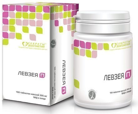 Левзея П, таблетки 205 мг, 100 шт.