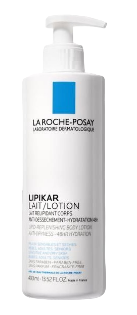 La Roche-Posay Lipikar Lait Молочко для тела, рук и лица для сухой, очень сухой кожи младенцев, детей и взрослых, 400 мл, 1 шт.