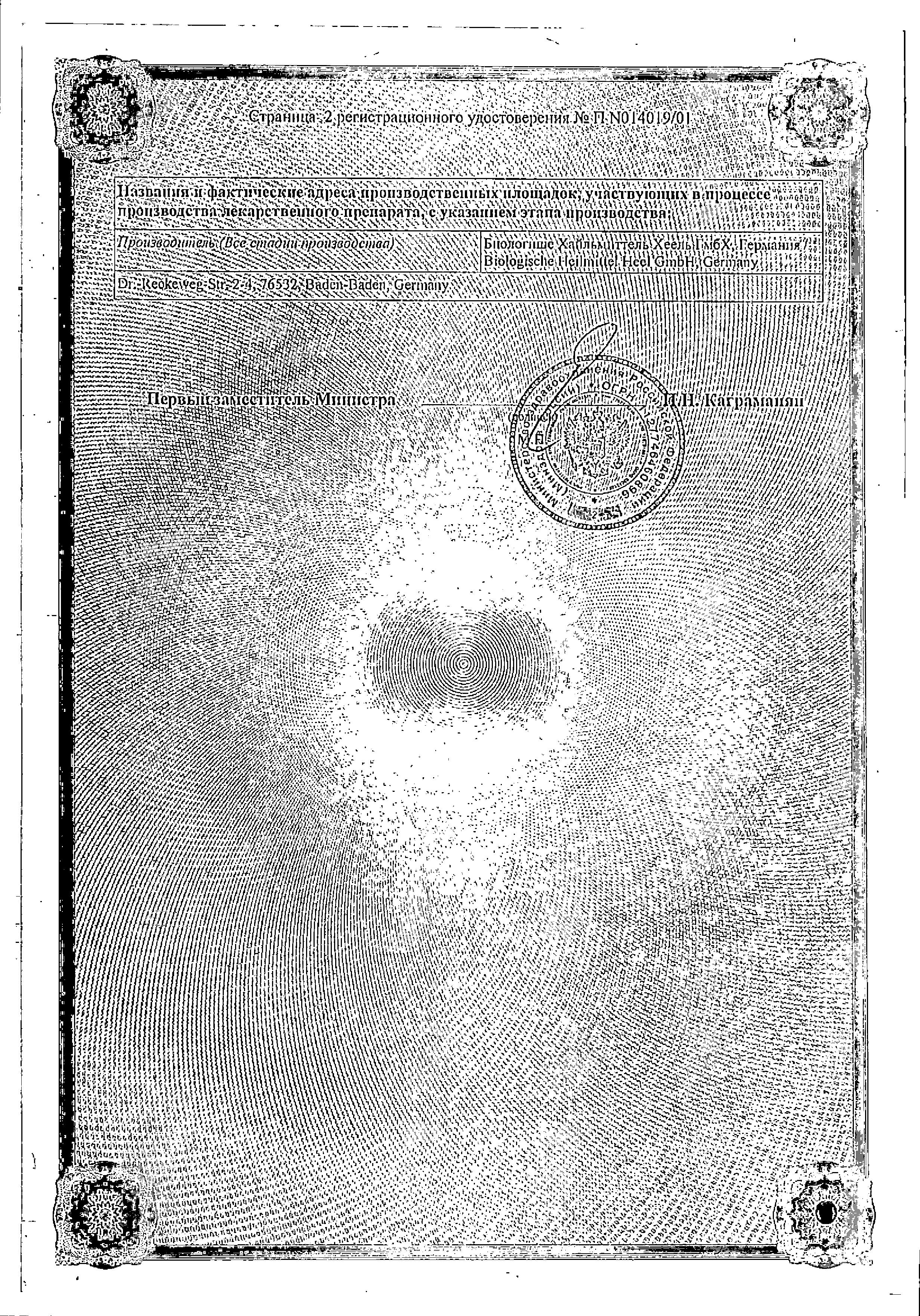 Сертификат на Дискус Композитум