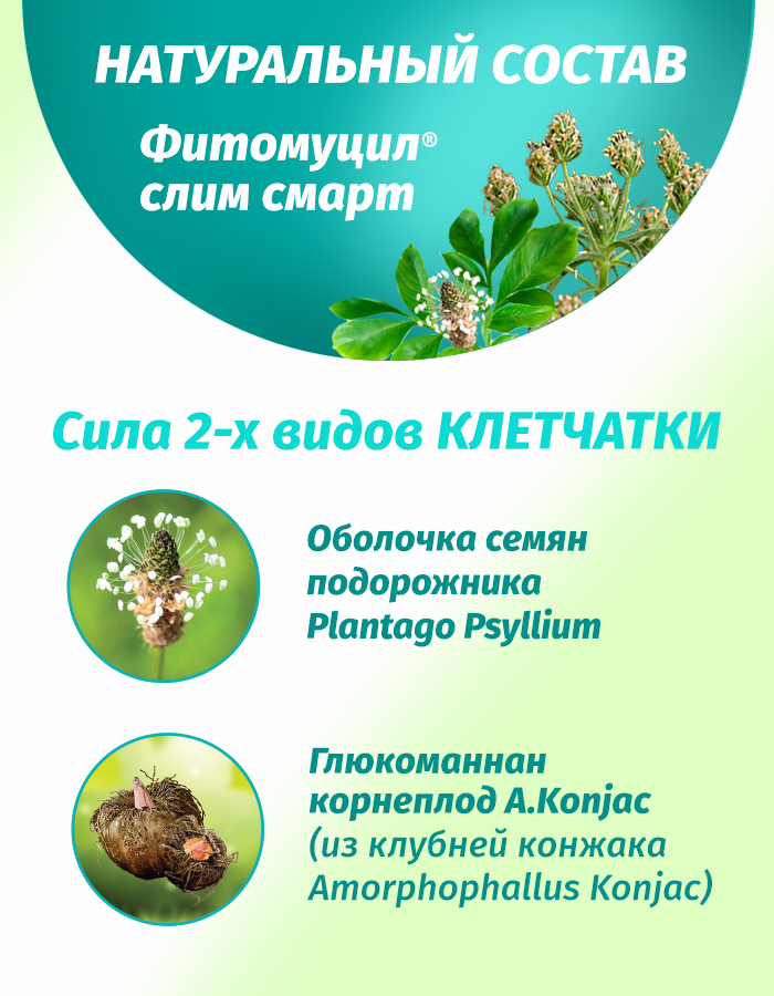 Фитомуцил Слим Смарт, порошок, 30 шт.