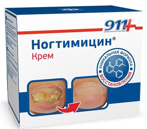 911 Ногтимицин, крем 30 мл, 1 шт.