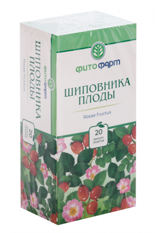 Шиповника плоды, фильтр-пакет 2 г, 20 шт. 