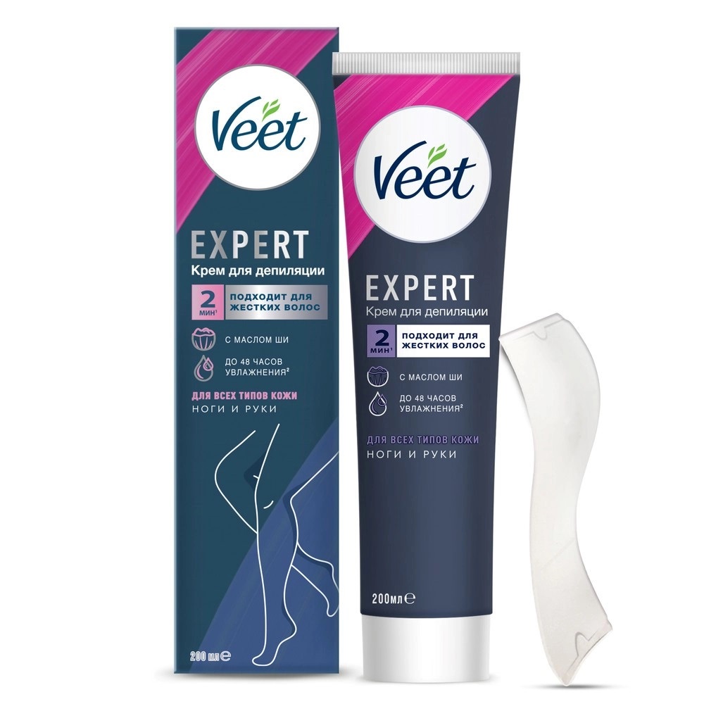 Veet Expert крем для депиляции для всех типов кожи 200 мл 852₽