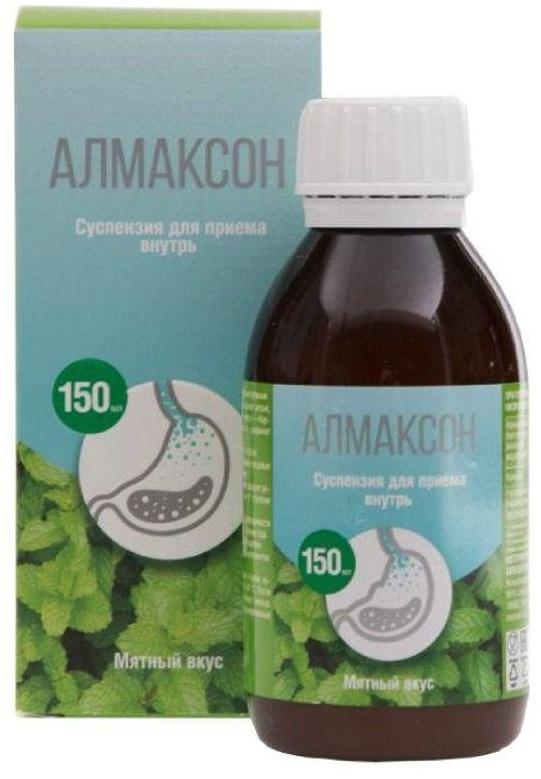 Алмаксон, суспензия (мята), 150 мл