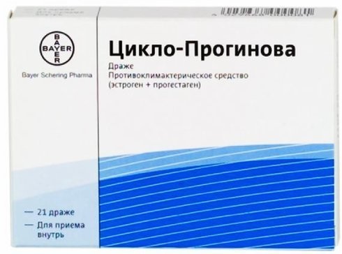 Цикло-прогинова, набор таблеток покрыт. плен. об., 21 шт. 