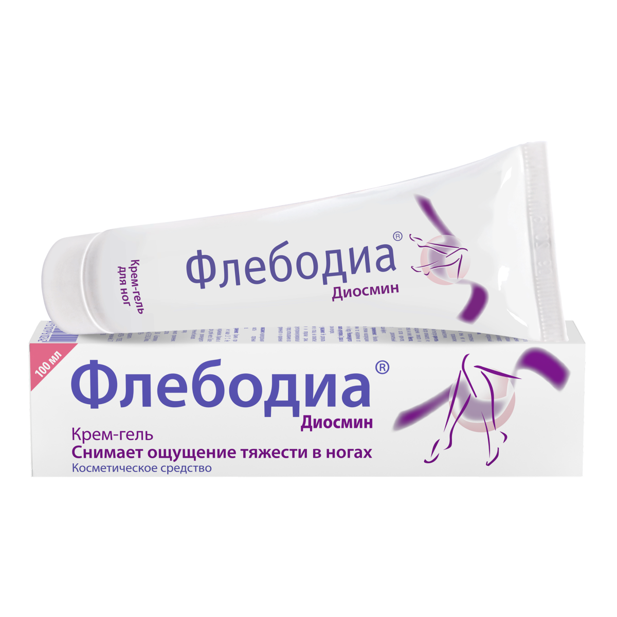Флебодиа, крем-гель для ног, 100 мл