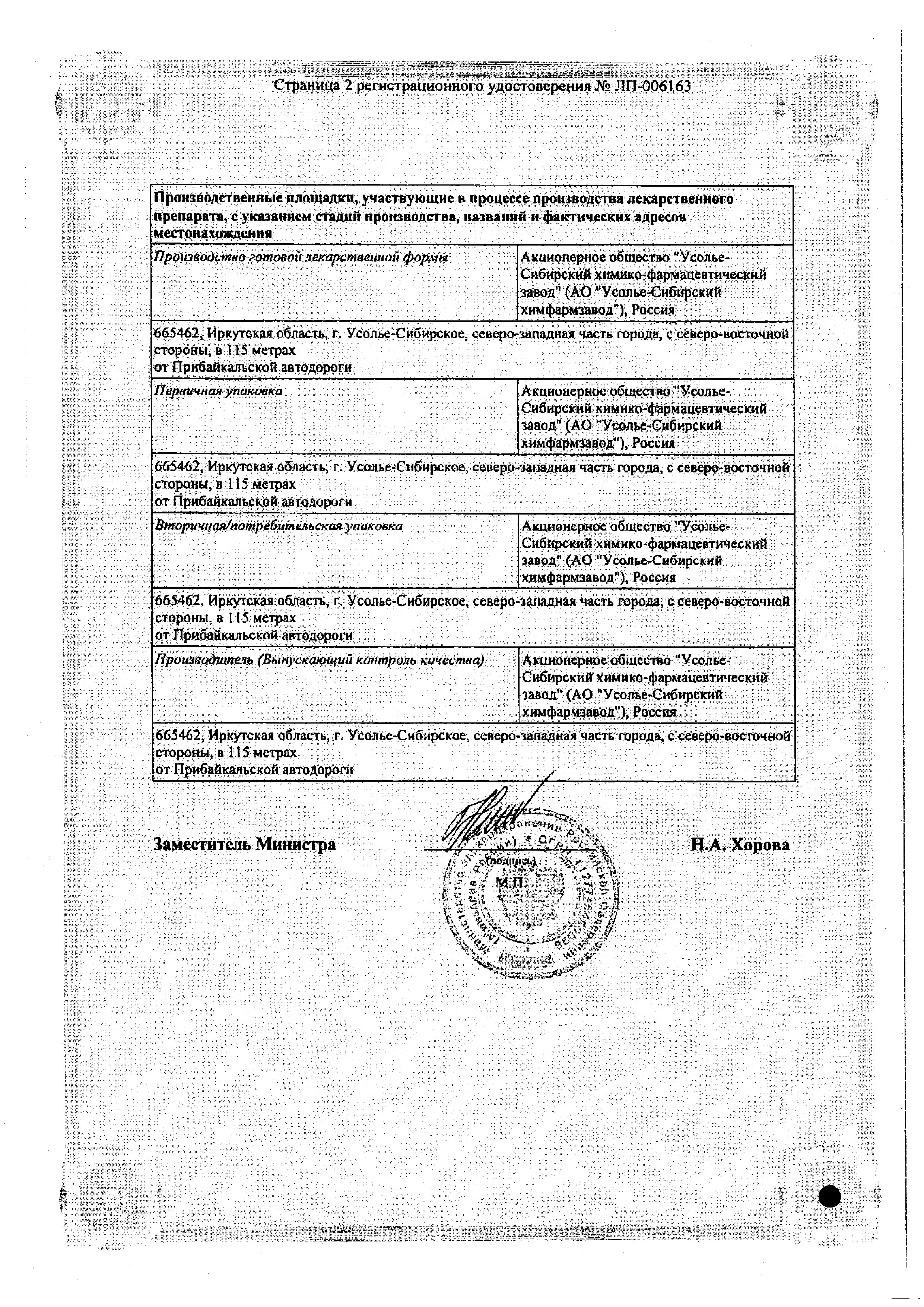 Сертификат на Метилурацил