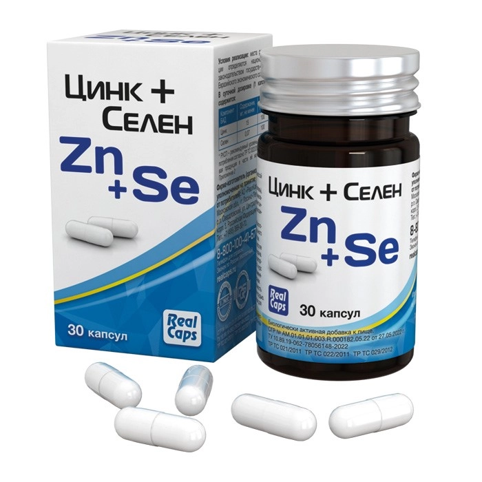 Цинк+Селен, капсулы 315 мг, 30 шт. купить по цене 215 руб. в Москве, инструкция, отзывы в интернет-аптеке Polza.ru