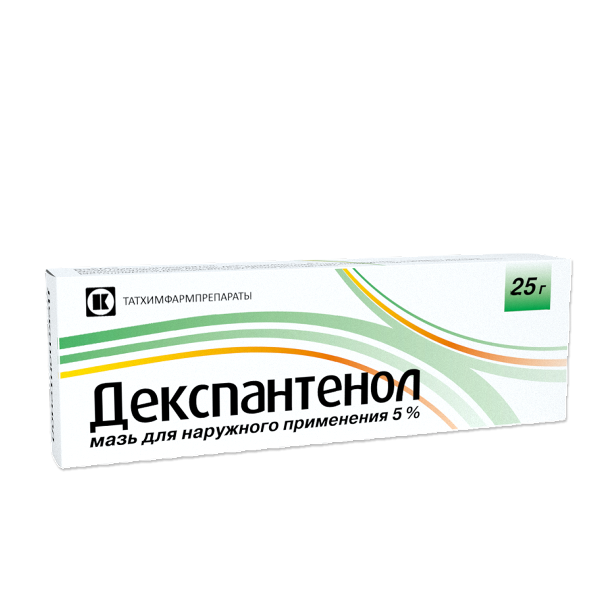 Упаковка препарата Декспантенол, мазь 5% 25 г, 1 шт.
