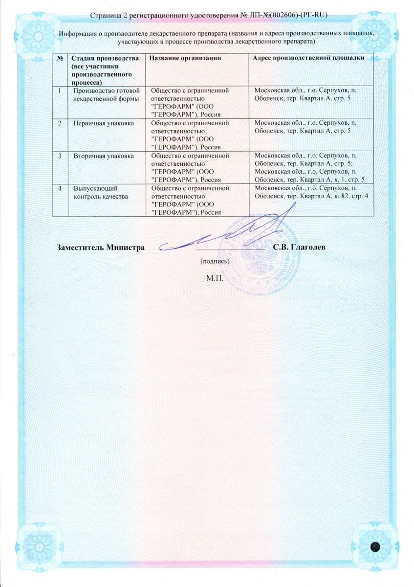 Сертификат на Ринсулин Р