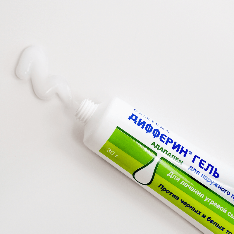 Упаковка препарата Дифферин, гель 0.1%, 30 г