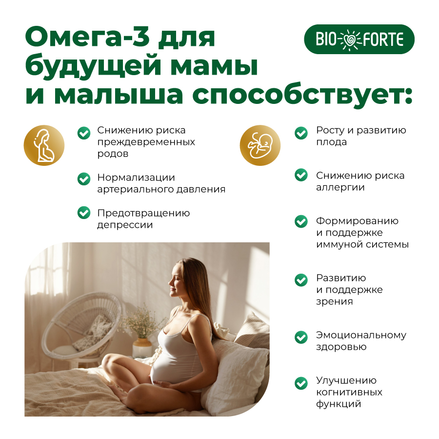 Омега-3 35% BioForte, капсулы 1400 мг, 30 шт.