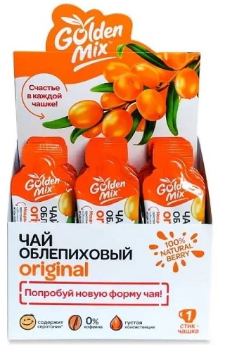 Голден Микс чай облепиховый Original стик-пакеты 18 г х21