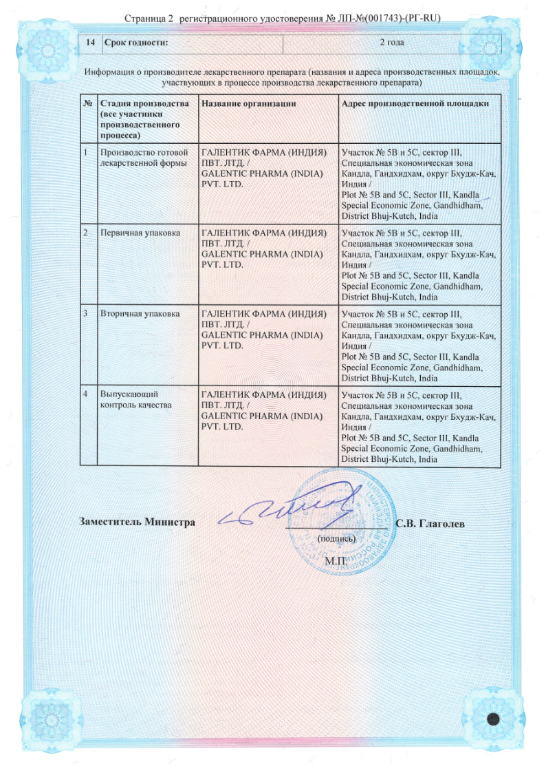 Сертификат на Акридерм