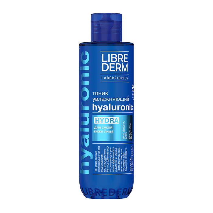 Librederm HYDRA, гиалуроновый тоник увлажняющий для сухой кожи 200 мл