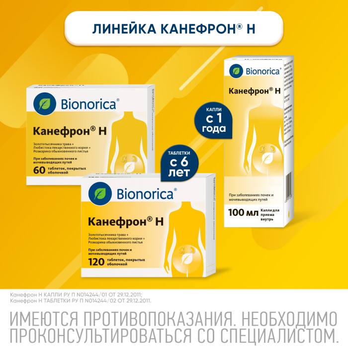 Упаковка препарата Канефрон Н, раствор для внутреннего применения 100 мл