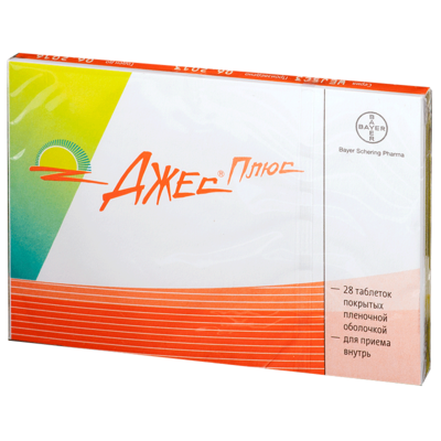 Джес Плюс, таблетки в пленочной оболочке, 28 шт. 