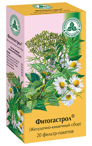 Сбор Фитогастрол (Желудочно-кишечный), пакетики 2 г, 20 шт. 