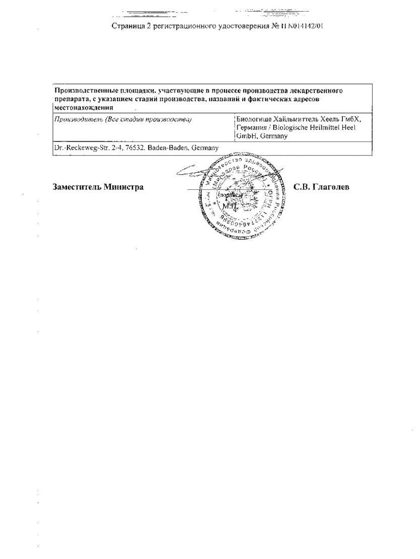 Сертификат на Псоринохель Н