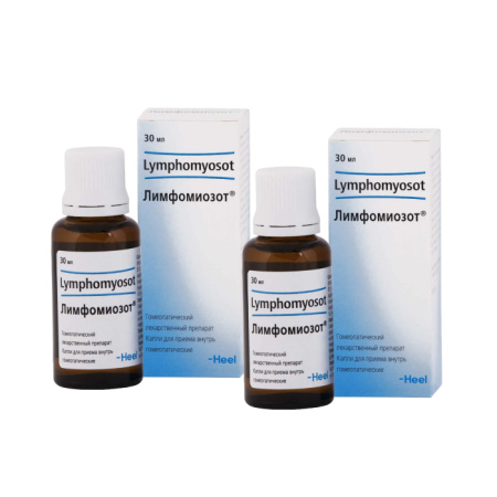 Упаковка препарата Набор 2уп Лимфомиозот капли 30мл