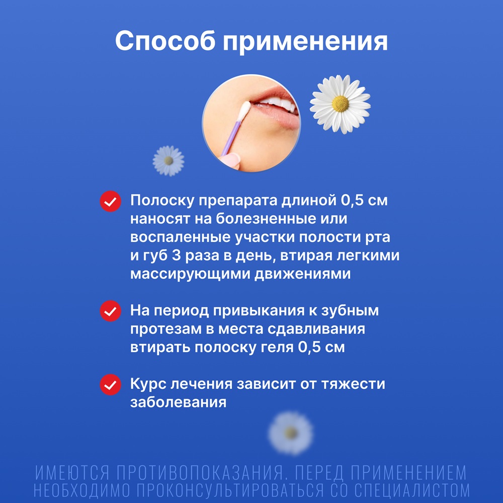 Упаковка препарата Камистад, гель 10 г, 1 шт.