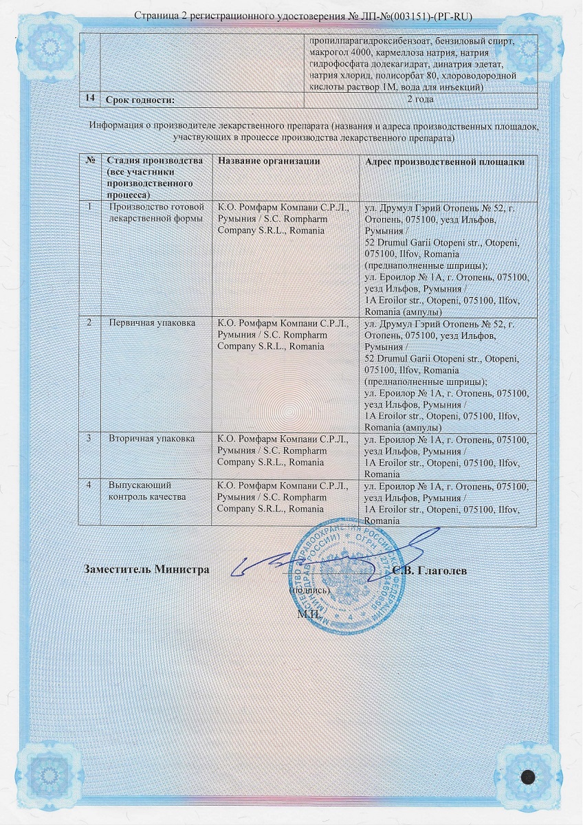 Сертификат на Дипромета