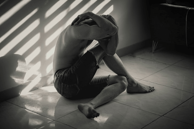 Мужчина в депрессии