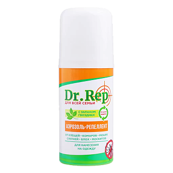 Dr. Rep, аэрозоль-репеллент от клещей и комаров универсальный 100 мл