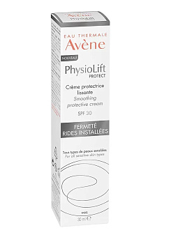 Avene, PhysioLift Protect, крем выравнивающий, SPF 30, 30 мл