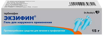 Экзифин, гель 1%, 15 г 